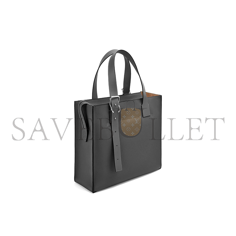 l*ew* buckle zip tote in soft grained calfskin b692k99x03 (36.5*33.5*13cm)